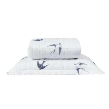 Imagem de Jogo de Cama Solteiro com Lençol e 1 Fronha – Conforto, Maciez e Durabilidade para o Dia a Dia (Voe Alto)