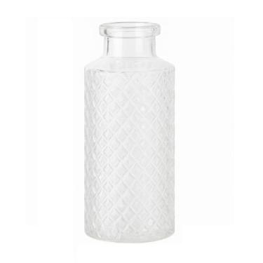 Imagem de Kit 2 Mini Vaso De Vidro 13 Cm Transparente Para Decoração Moderna Sala Casa