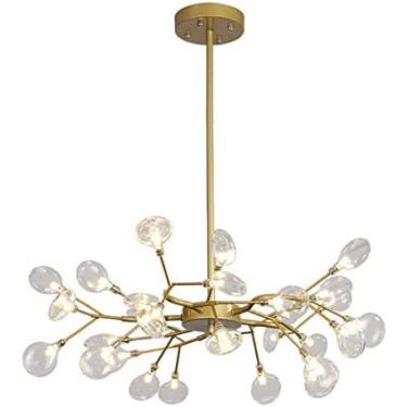 Imagem de Moderno Lustre De Casa De Fazenda Luminária, Lustres Firefly De Design Criativo, Iluminação Pingente De LED Altura Ajustável Para Sala De Jantar,3,A,Collector88