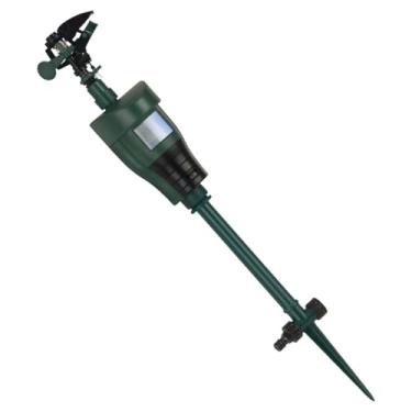 Imagem de MotiveTech Repelente de animais com jato de água, repelente de animais com aspersor de água, de pombos, dispositivo de veados para canteiros de flores e lagoas.