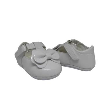 Imagem de Sapatinho de Bebe Sapatilha Feminina Infantil Menina RN Manozinhos Bab