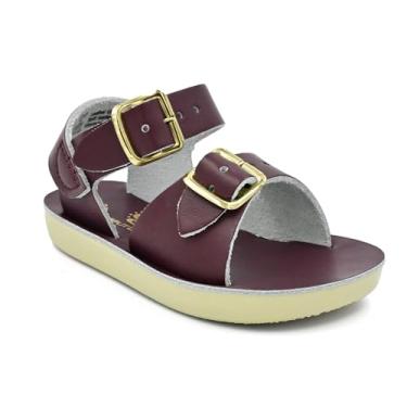 Imagem de Sun-San SURFER Sandália infantil de couro, Claret, 12 Little Kid