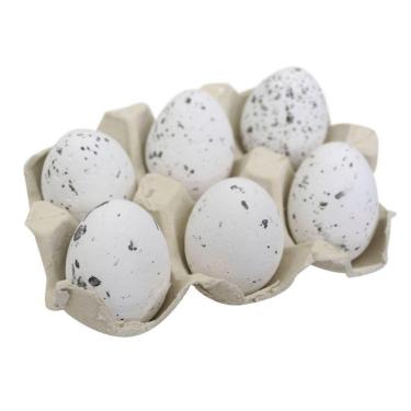 Imagem de Kit Enfeites Decorativo Páscoa Bandeja De Ovos Isopor