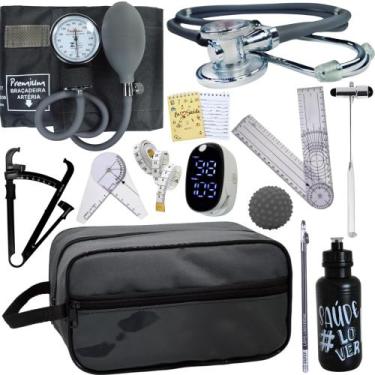 Imagem de Kit Fisioterapia Maleta Goniometro Martelo Buck Completo - Love Saude,
