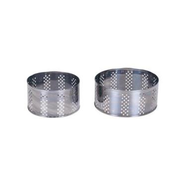 Imagem de Forma queijo frescal inox 1kg. - ZATTI