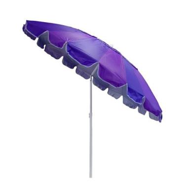 Imagem de Guarda-Sol Praia Piscina Uv Fps60 Articulado Regulável 2,4M - Shop Mix