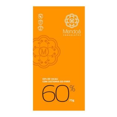 Imagem de Chocolate Com Castanha-do-Pará 60% Cacau Mendoá 75g