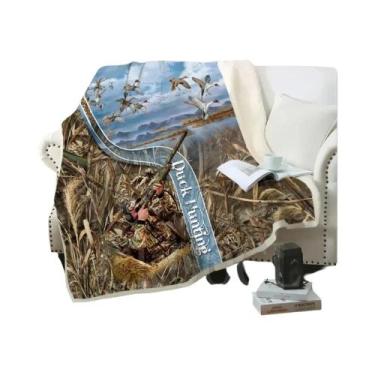 Imagem de Cobertor De Pelúcia Estampado De Javali Para Adolescentes E Adultos, M