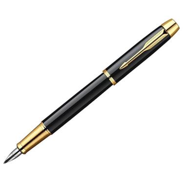 Imagem de Caneta Tinteiro Parker Im Preto Com Dourado