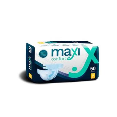 Imagem de Fralda Geriátrica Descartável Maxi Confort  P  50 tiras