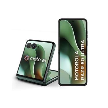 Imagem de Smartphone Motorola Razr 60 Ultra 5G 1TB 16GB RAM Câmera Traseira 50 MP OIS + 50 MP Selfie 50 MP Tela 7.0" Verde