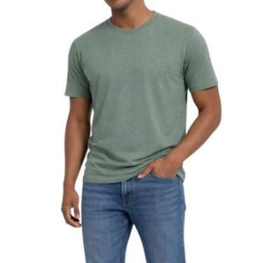 Imagem de Camiseta Masculina Hering MC Regular Verde Mescla - 0201MPOE-Masculino