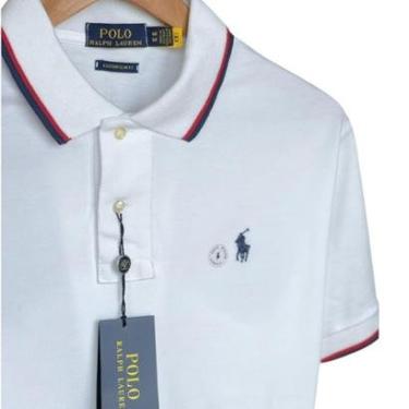 Imagem de Camisa Polo R L Clássica Masculina com Detalhe Gola e Manga-Masculino