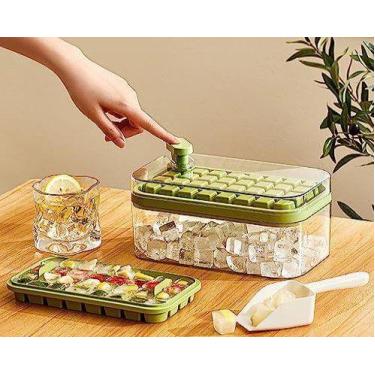 Imagem de Forma de gelo com reservatório  e pá coletora - bazar do saara