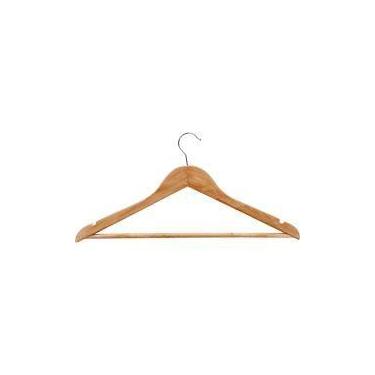 Imagem de Cabide de Madeira C/Barra (Dúzia) - Freittas Expo