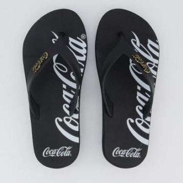 Imagem de Chinelo Coca Cola Wave Jet Spencerian Masculino-Masculino