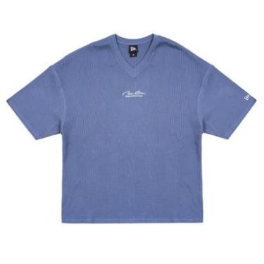 Imagem de Camiseta New Era Oversize Branded Azul-Masculino