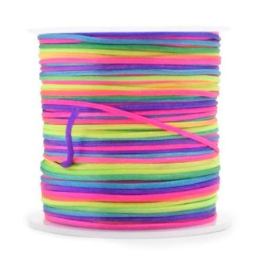 Imagem de Cordão de Cetim Rabo de Rato Multicolor 1mm 50 Metros - artePunto, 015