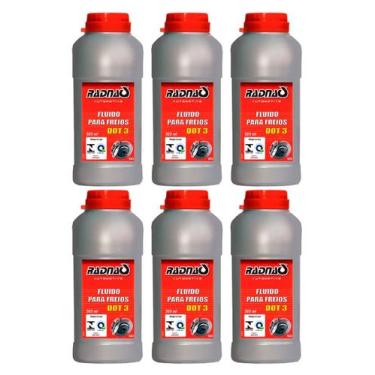 Imagem de Fluido De Freio Dot 3 500ml - Radnaq - 6 Unidades