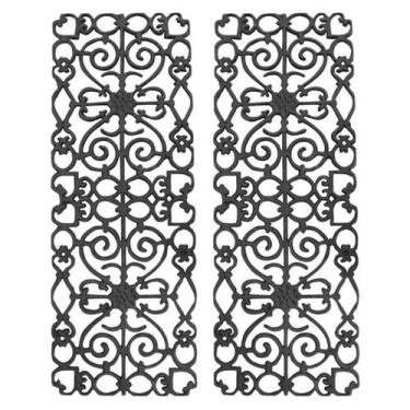 Imagem de Kit 2 Grades de Ferro Ramada Sacada Varanda Escada 95x36cm - Uniclaudi