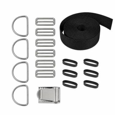 Imagem de Kit Harness Para Colete Asa Fun Dive - Arreio Completo - Mergulho Técn