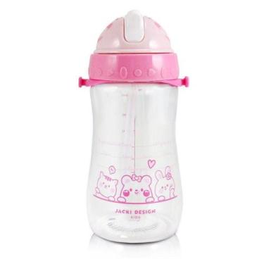 Imagem de Garrafa Infantil Amiguinhos 460 Ml - Jacki Design Gata Rosa