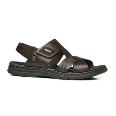 Imagem de Sandália Pegada Masculina Couro 134204-Masculino