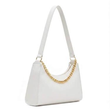 Imagem de Bolsas Femininas Baguetes Correntes Lisa de Ombro e Mão Pequenas Tende