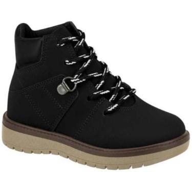 Imagem de Bota Coturno Molekinho Infantil 2600.101, Preto, 21