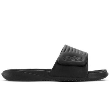 Imagem de Chinelo Slide Olympikus Melbourne 2 Unissex Preto, 39-40