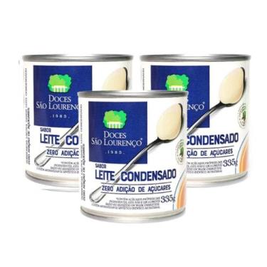 Imagem de KIT 3 Leite Condensado Zero Açúcar 335g São Lourenço