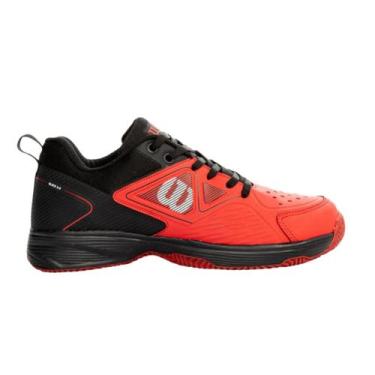 Imagem de Tênis Wilson Slice 3.0 Clay Court Preto e Vermelho 40