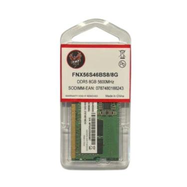 Imagem de Memoria RAM para Notebook FNX So-Dimm 8gb 5600mhz Ddr5 Cl40 FNX56S46BS