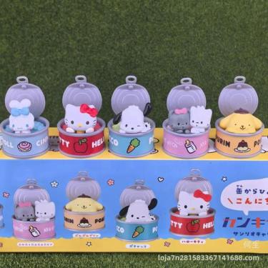 Imagem de Caixa Surpresa De Personagens Sanrio Hello Kitty Pompompurin, Figuras 