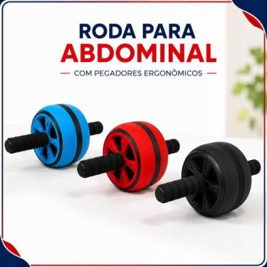 Imagem de Roda Abdominal Dupla Com Pegadores Ergonômicos Ideal