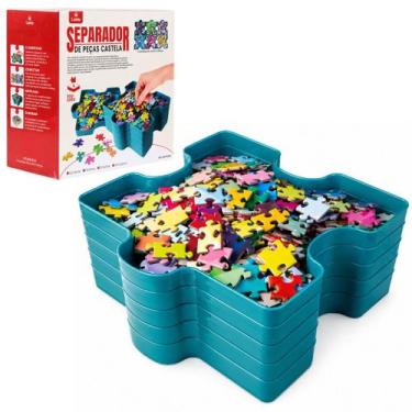 Imagem de Kit Separador Quebra Cabeça 6un 500 a 1500 Peças Castela - CASTELA BRA