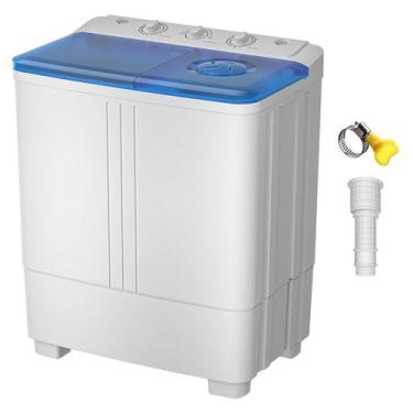 Imagem de Máquina de lavar roupa VCJ Portable Twin Tub 12kg/8kg para apartamento