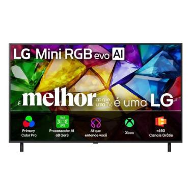 Imagem de Smart TV 4K LG Mini RGB EVO 86 Polegadas Processador A8 AI Gen 3, Supe