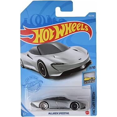 Imagem de Hot Wheels Mclaren Speedtail, prata 112/250 Factory Fresh 7/10
