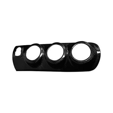 Imagem de FINMOKAL Acabamento da tampa de saída de ar central de fibra de carbono real para Benz A Class W177 2019-2021