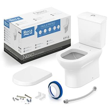 Imagem de Kit de Bacia com Caixa Acoplada e Itens de Instalação Nexo Roca