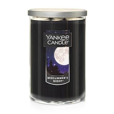 Imagem de Yankee Candle MidSummer's Night Scented, Classic 623.7 g Large Tumbler 2-Wick Candle, mais de 75 horas de tempo de queima, parafina de qualidade, eliminação de odores, presente ideal, altamente