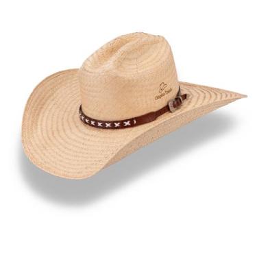 Imagem de Chapéu De Cowboy Em Palha Texano Vaqueiro Masculino Feminino - Traiado
