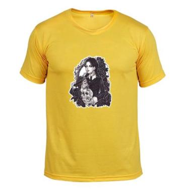 Imagem de Blusa Camiseta Série Lançamento Wandinha Addams Wednesday Masculino E
