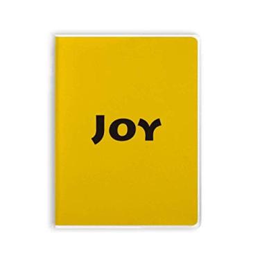 Imagem de Joy Word Palavra inspiradora frases caderno capa de goma Diário capa macia