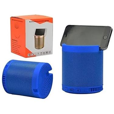 Imagem de Caixa de Som Portatil Q3 Bluetooth Mp3 Usb FM SD Pendrive Cor: Azul