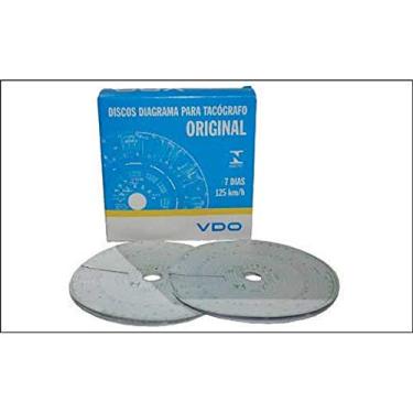 Imagem de Disco tacografo semanal 125 siemens universal disco tacografo semanal 125 numero vdo 14025005f
