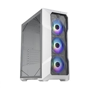 Imagem de Cooler Master MasterBox TD500 Mesh V2 - E-ATX Mid-Tower PC Case com tela Tesselada, 3 x ventiladores ARGB pré-instalados de 120 mm, painel superior removível, painel lateral de vidro temperado, USB