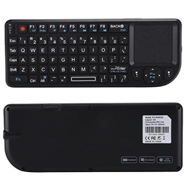 Imagem de Teclado Touchpad 2,4 GHz Sem Fio Touchpad Recarregável Ultra Mini Fino USB Teclado Retroiluminado para PS3/4, para XBOX 360