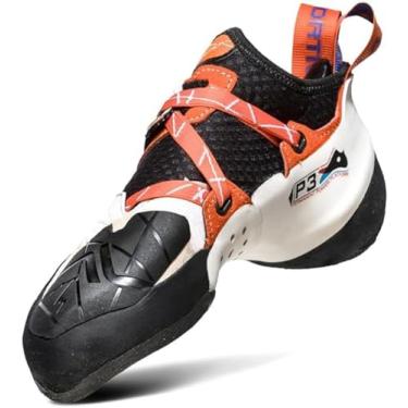 Imagem de La Sportiva Tênis de escalada feminino Solução Performance Rock, White / Lily Orange, 5.5